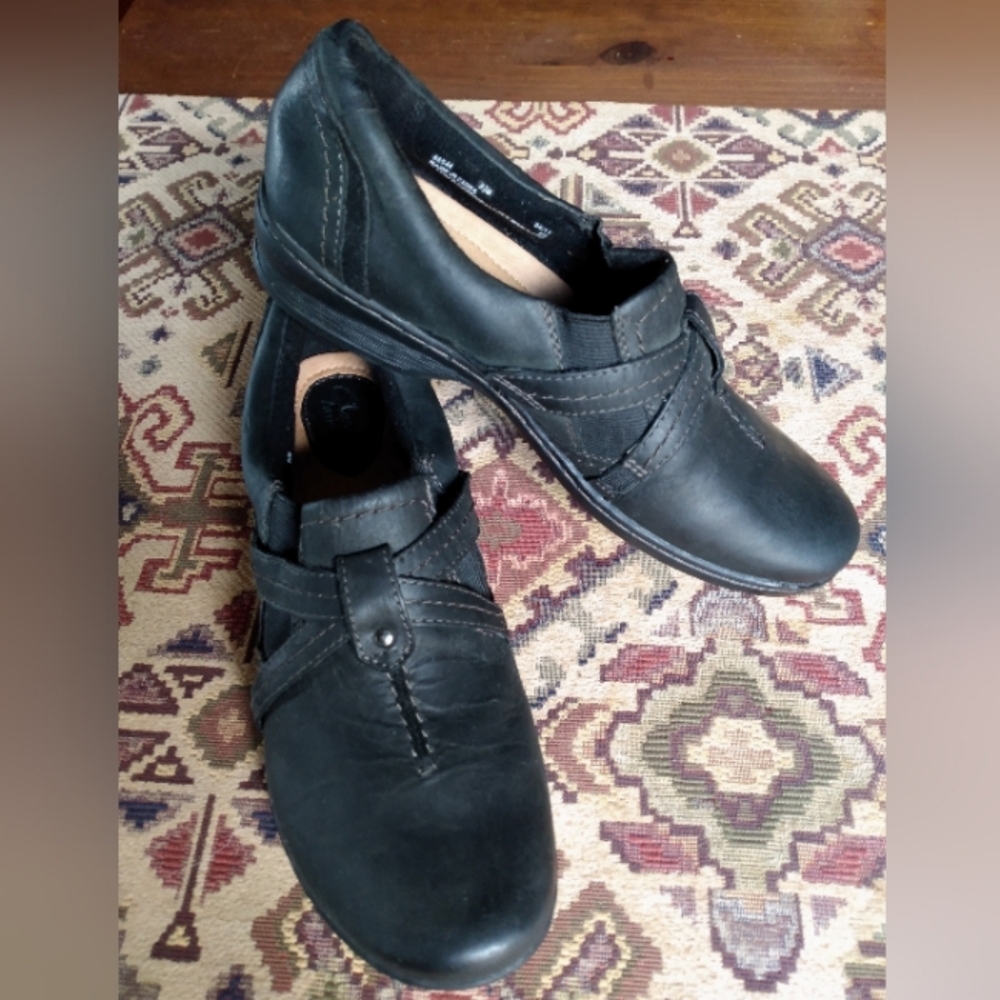 Clarks Artisan Leather Slip On Loafer - image 1